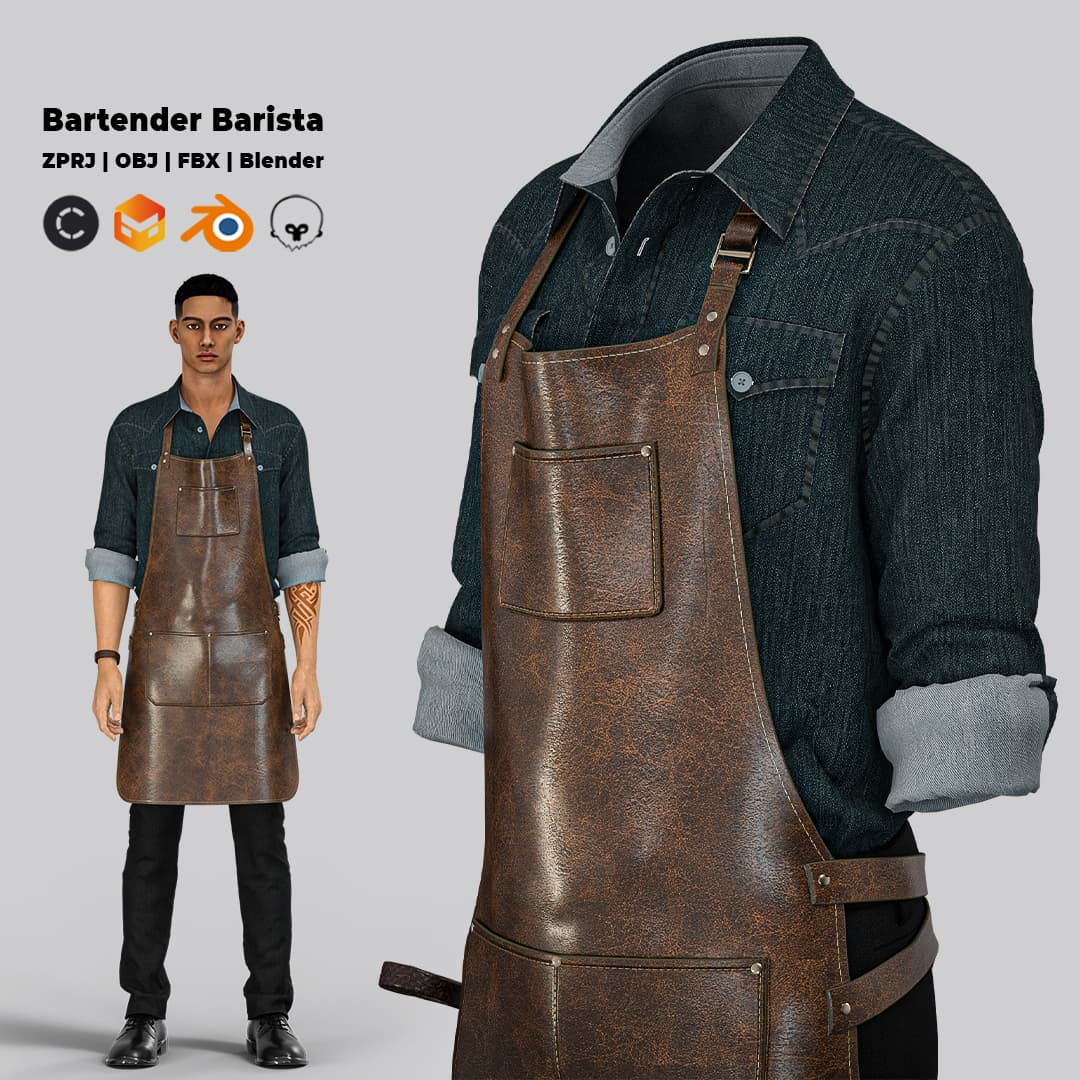 ☕ Bartender Barista Outfit